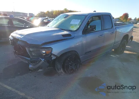 2021 Ram 1500 Big Horn 4X4 6'4 Box из США, поврежденный, VIN 1C6SRFBT9MN603215